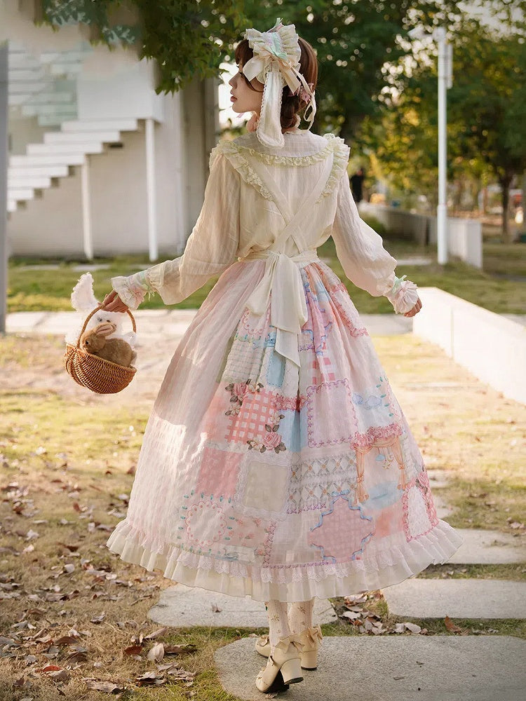 Beige Bunny Ears Hairband
