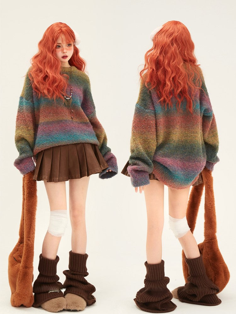 Buckles Fashion Brown Millard Autumn Pleated PU Heart-Shaped with for Mini Skirt