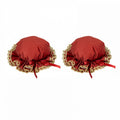 Red Han Lolita Hairclips - With PUJI