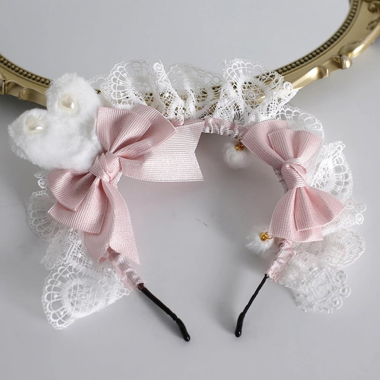 Blush Lace KC Accented White