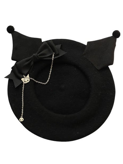 Sweet 4 Dark Options Beret Bowknot