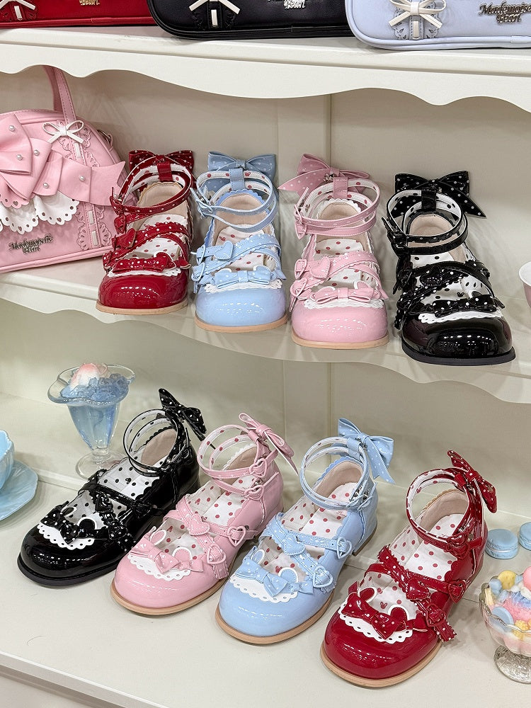 Blue Jane Lolita / Shoes Black Red Pink Sweet Mary