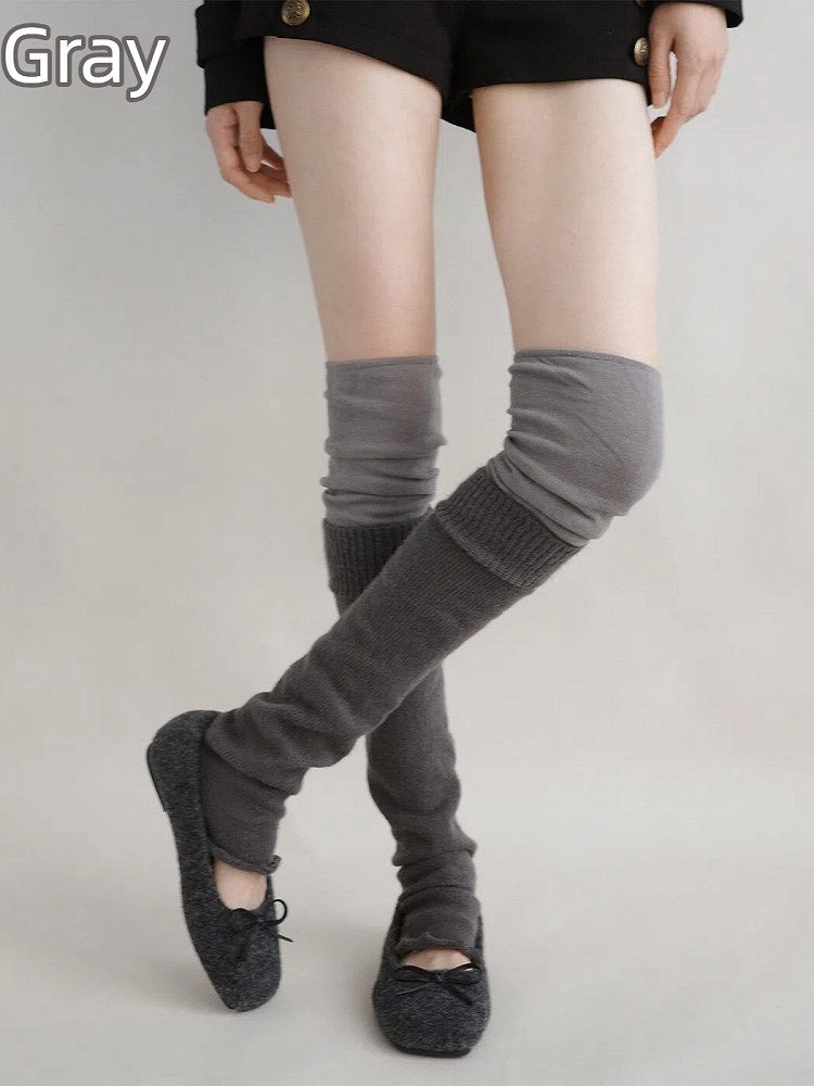 Warmers Knit (3 Two-Tone Slouchy Leg Colors)
