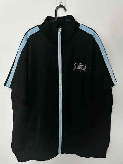 Embroidery And Kaiwai BlackBlue T-shirt Tenshi Star Bunny