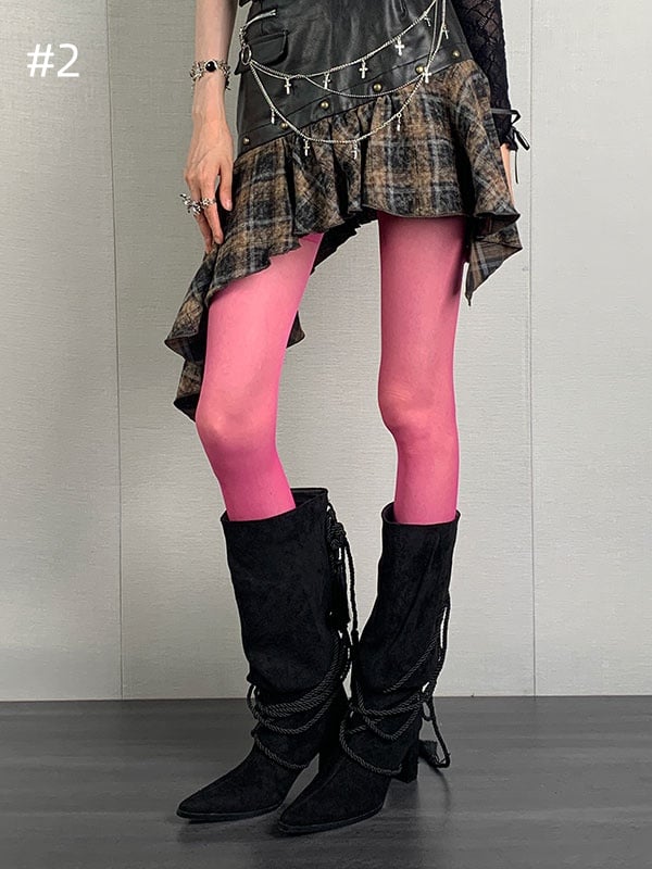 6つのオプション Y2K タイツ