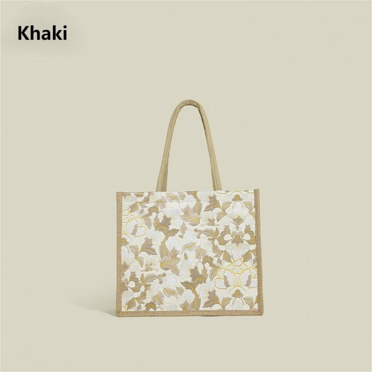 4 Colors Embroidery Handbag Flower