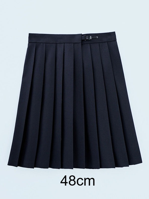 Black Pleated Skirt JK Style - Lan Jian Chuan