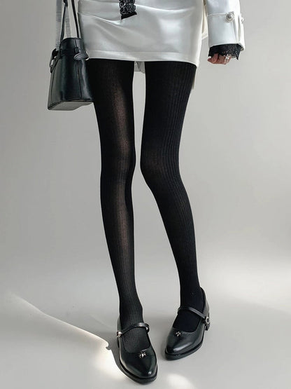 Tights Fine (9 Ribbed Colors)