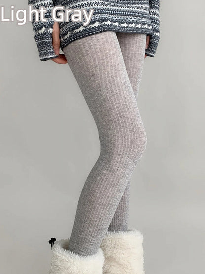 Tights Fine (9 Ribbed Colors)