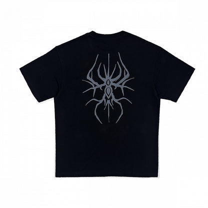 Graphic Gothic White/Black Dark T-Shirt Fantasy