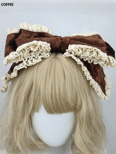 Big Trim 13 Lace Options Bow Velvet KC