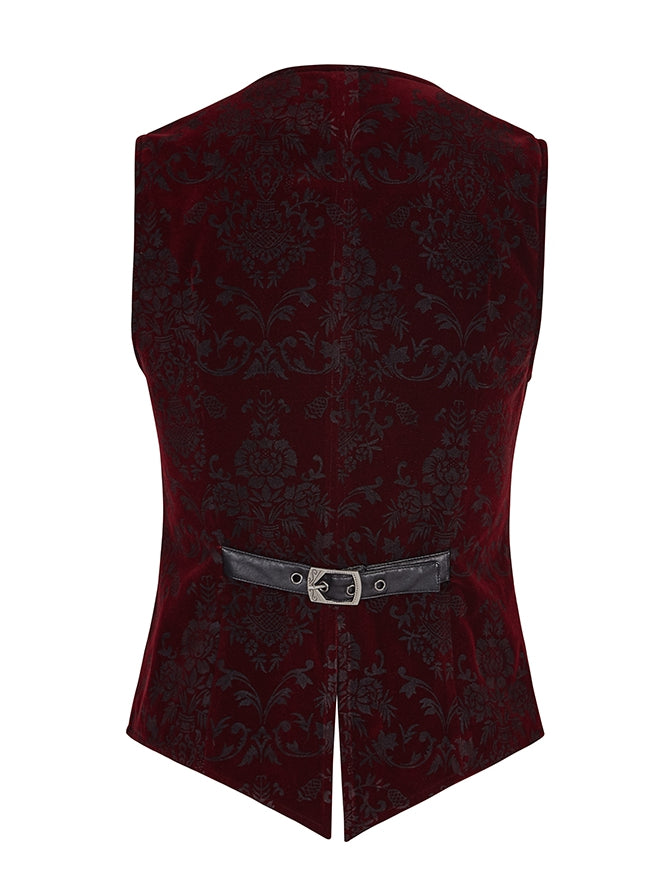 Men's Gothic Vest Red