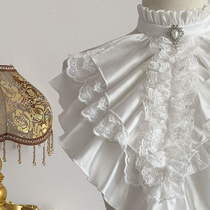 Jabot in White or Black - With PUJI
