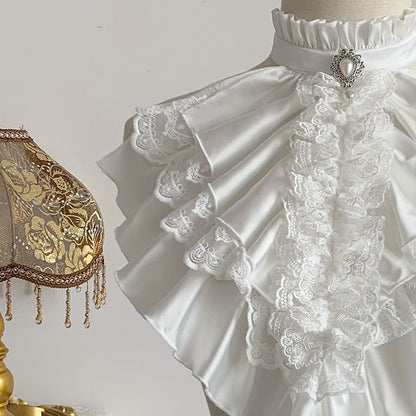 Jabot in White or Black - With PUJI
