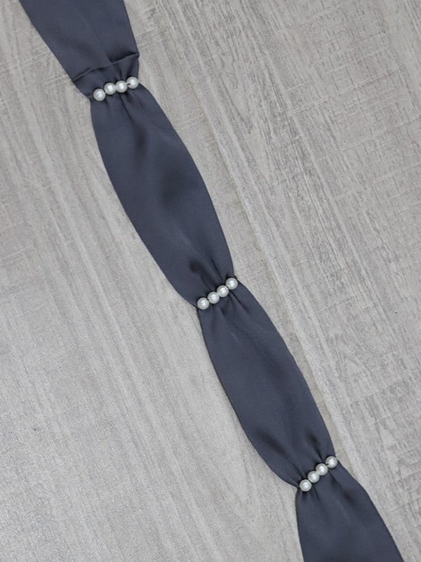 18 Color Options Lolita Belt Pearl Satin