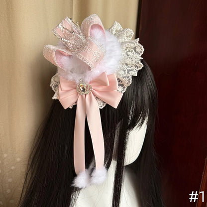 Lolita Four-Color Red Hime Mini Set Hat -