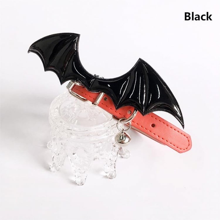 Colors Choker Bat PU Wings 5