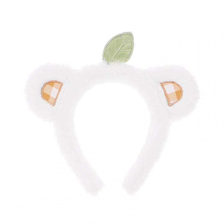 白いかわいいぬいぐるみテディの耳 KC