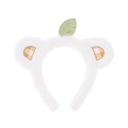 白いかわいいぬいぐるみテディの耳 KC