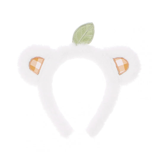 白いかわいいぬいぐるみテディの耳 KC