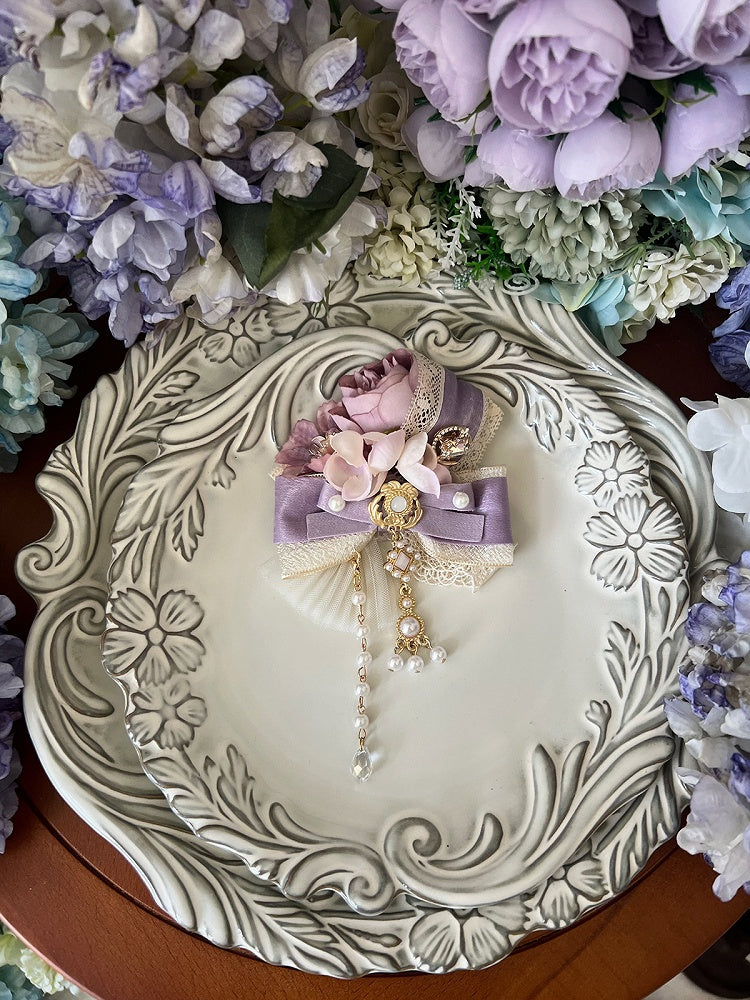 Pink / Red Floral Blue Purple Hairclips