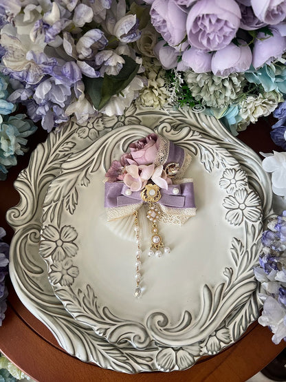 Pink / Red Floral Blue Purple Hairclips