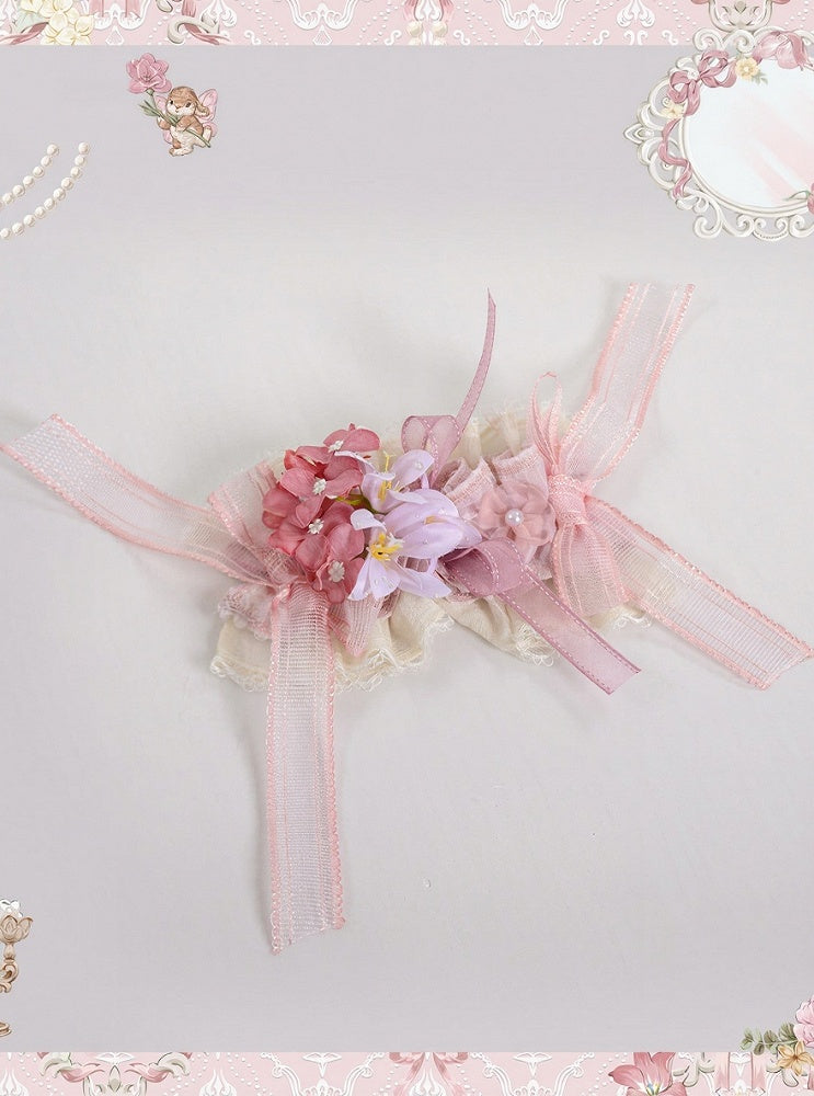 Floral Lace Sweet Lolita Hair Clip - Honey Machine