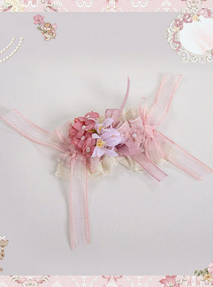 Floral Lace Sweet Lolita Hair Clip - Honey Machine