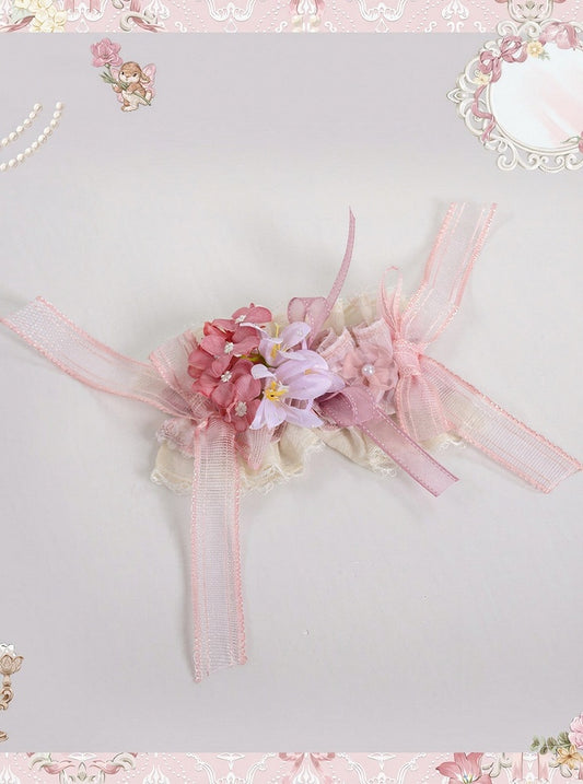 Floral Lace Sweet Lolita Hair Clip - Honey Machine