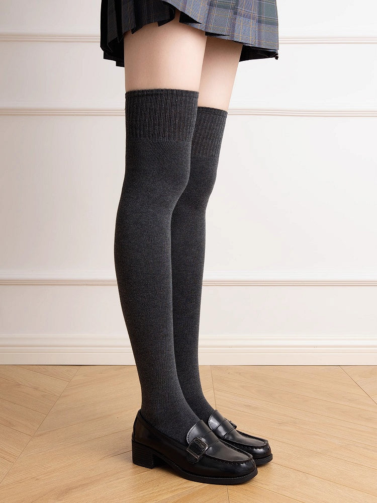 6 Colors Knee Slimming Over 55CM Stockings Warm