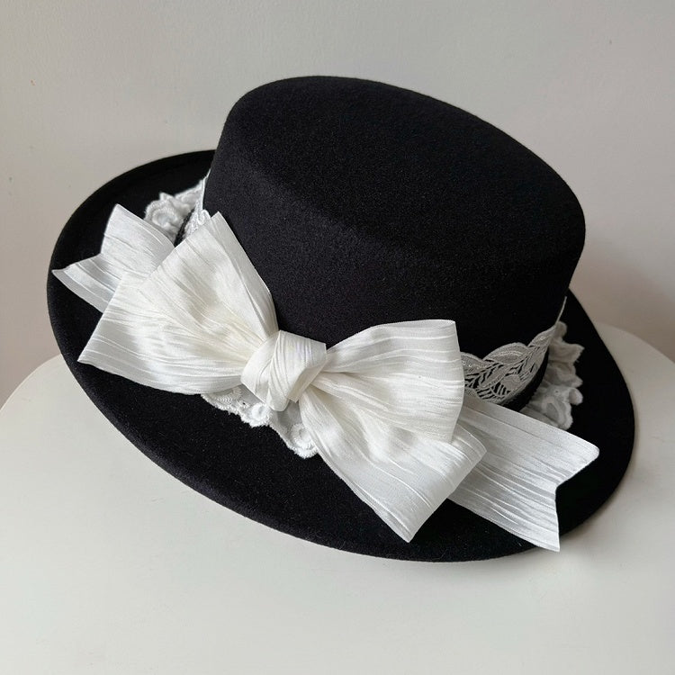 Hat Options Detail Lolita Bow – Adorned Elegant 8 Lace and Color with