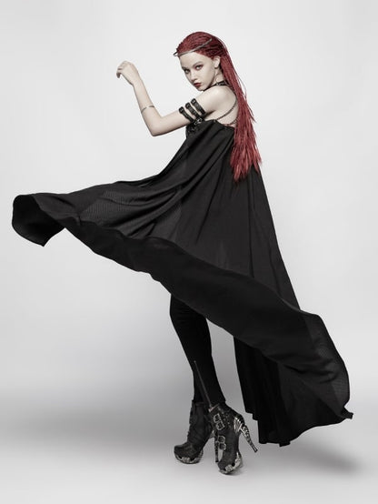 Cape Black with Chain Punk