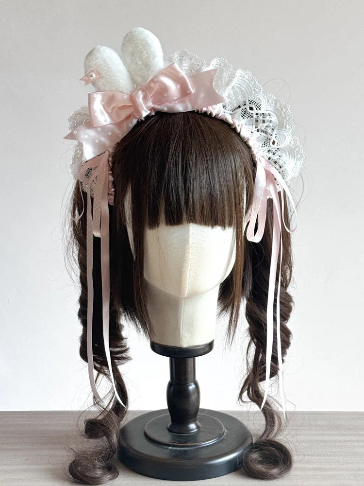 Sweet Dot Set Polka Pastel Pink Blue KC Lolita /