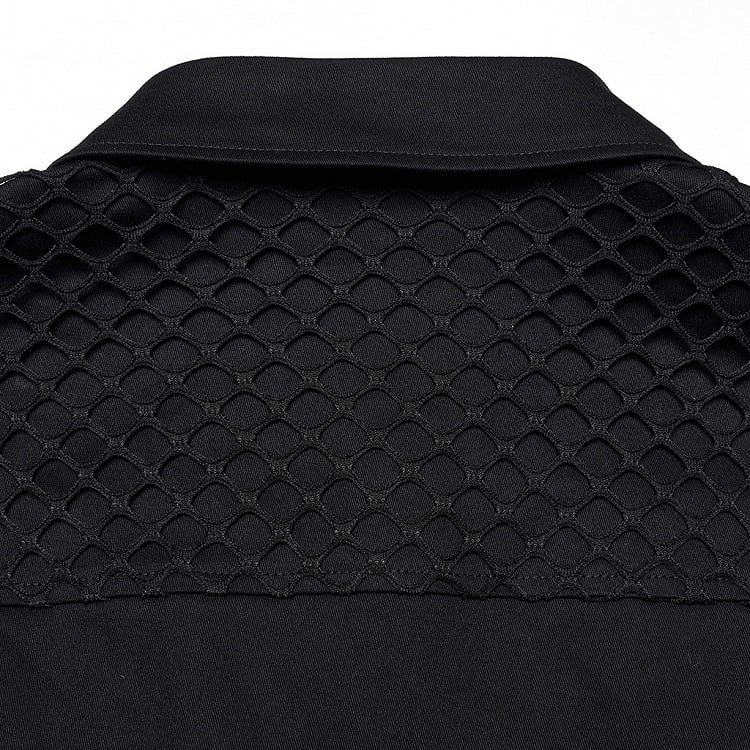 Men's Cyberpunk Black Shirt