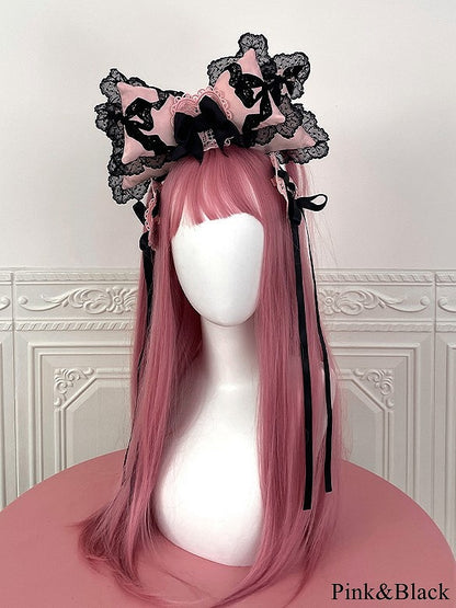 Lolita – KC Sweet Large Color Lace Bow Options Trimmed 4