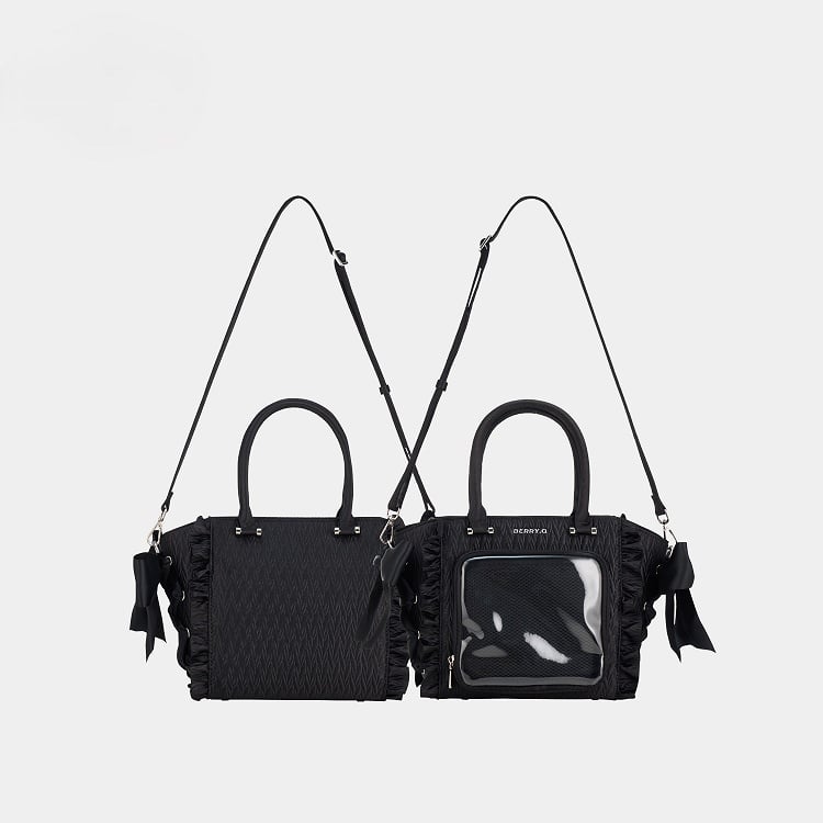 Bag Details Ita Handbag/Crossbody Trim Ruffled Bowknot Black