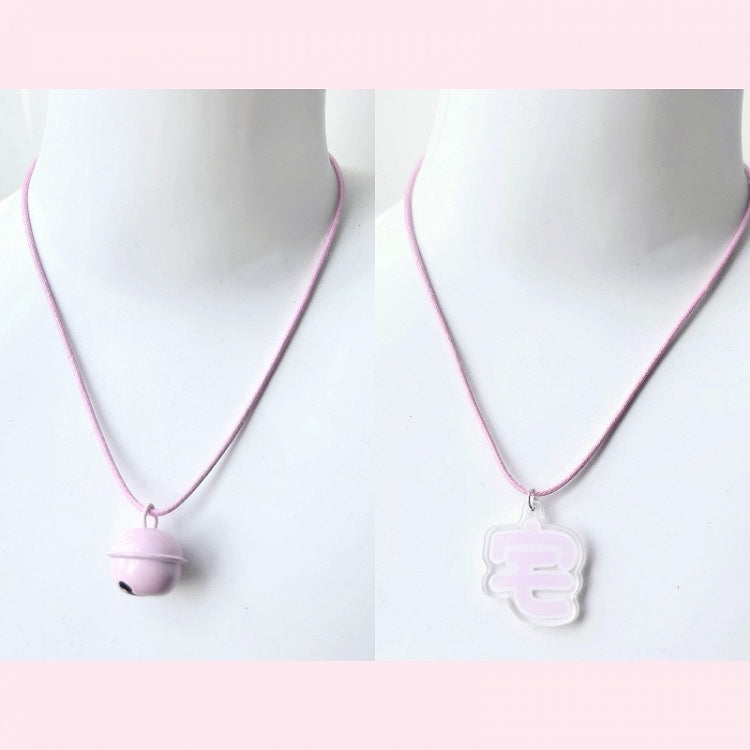 Rosa Glockenanhänger Yume Kawaii Halskette