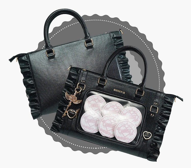 Iridescent – ​​Magische Kapazität, schwarze Ita-Tasche für Mädchen, groß