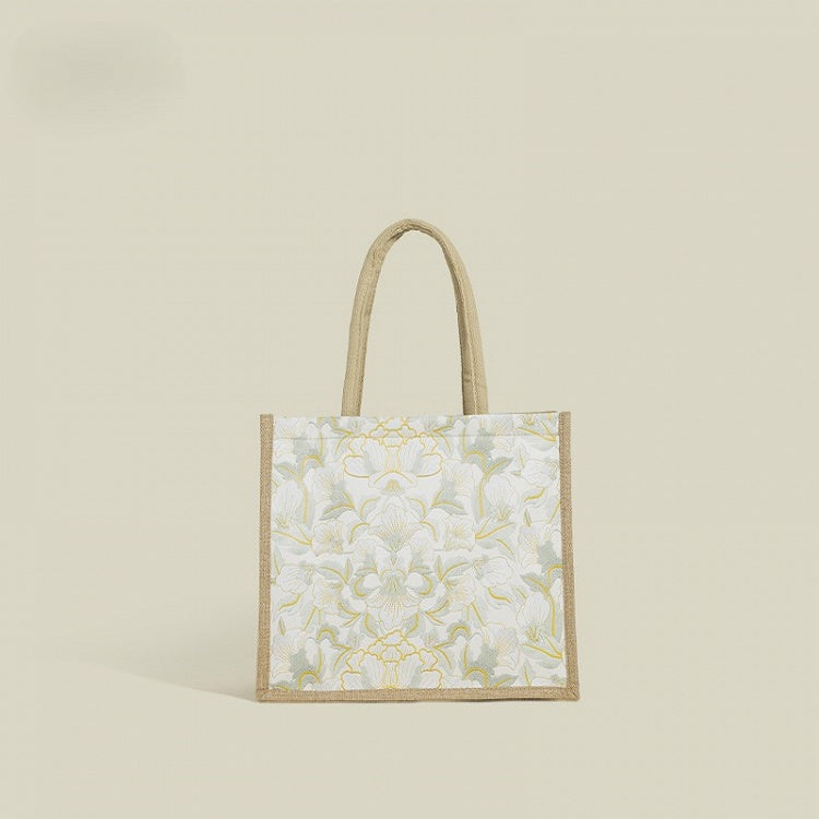 4 Colors Embroidery Handbag Flower