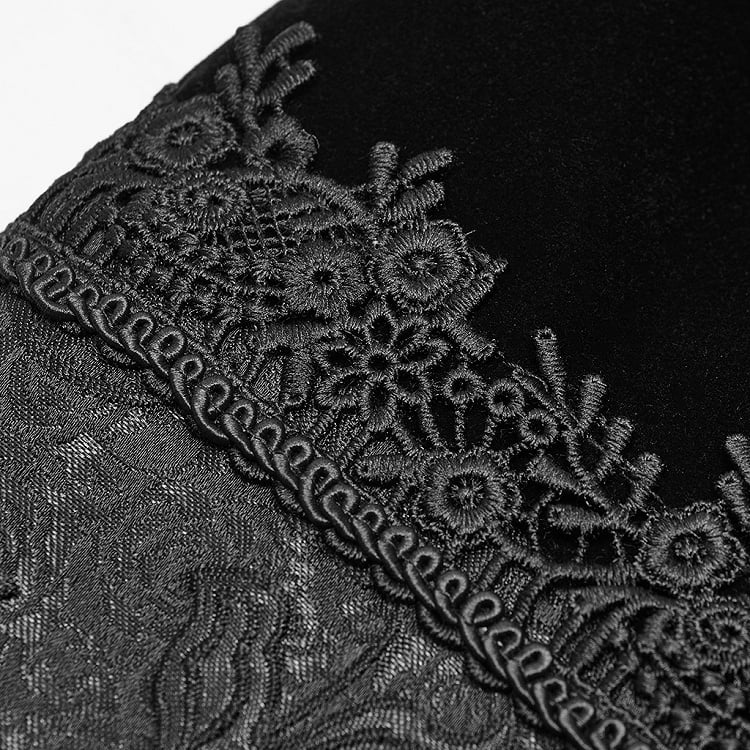 Medium Length Gothic Jacket Men's Black