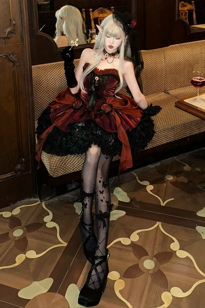 Set reservations: Trailing Gothic for Elegant Gorgeous Deadline 28th Rose April + Version Dress