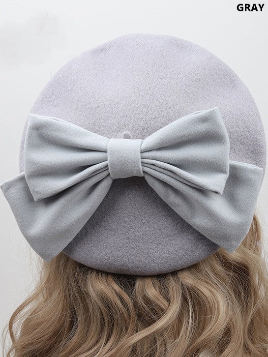 Bowknot Beret With Lolita Options Color 12 Detachable