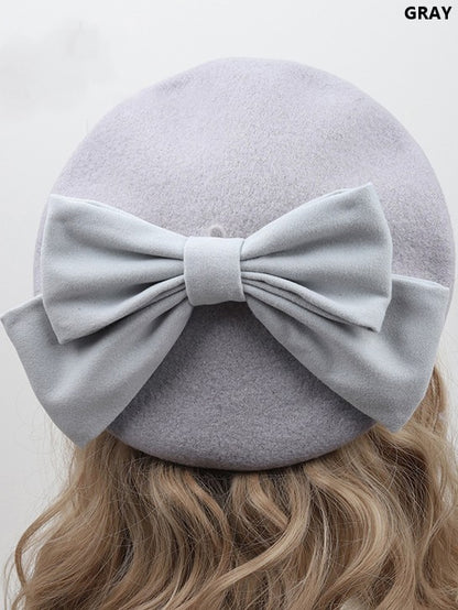 Bowknot Beret With Lolita Options Color 12 Detachable