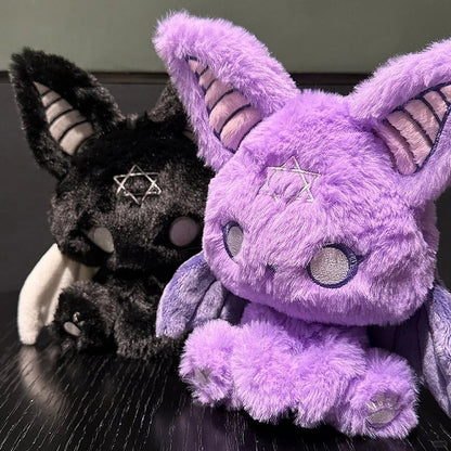 Purple Gothic Bat Plushie