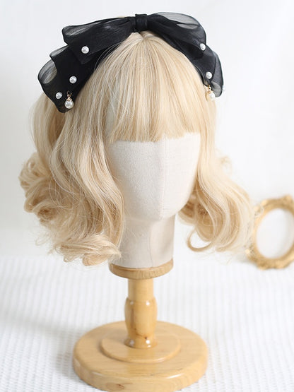 Lolita with Cute Bowknot 13 Pearlescent Decorations KC Colors Gauze Bead