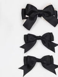 Black Lolita Hairclip Bowknot