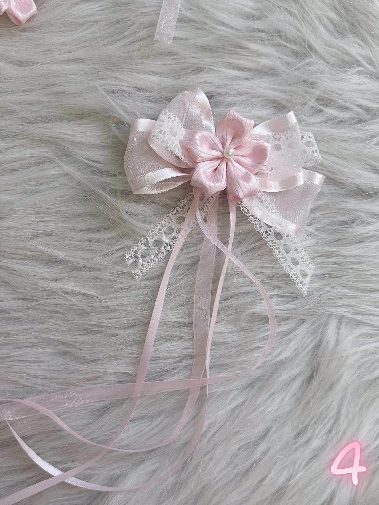 Collection Pink Clip Hair Lace Sakura 6-Style
