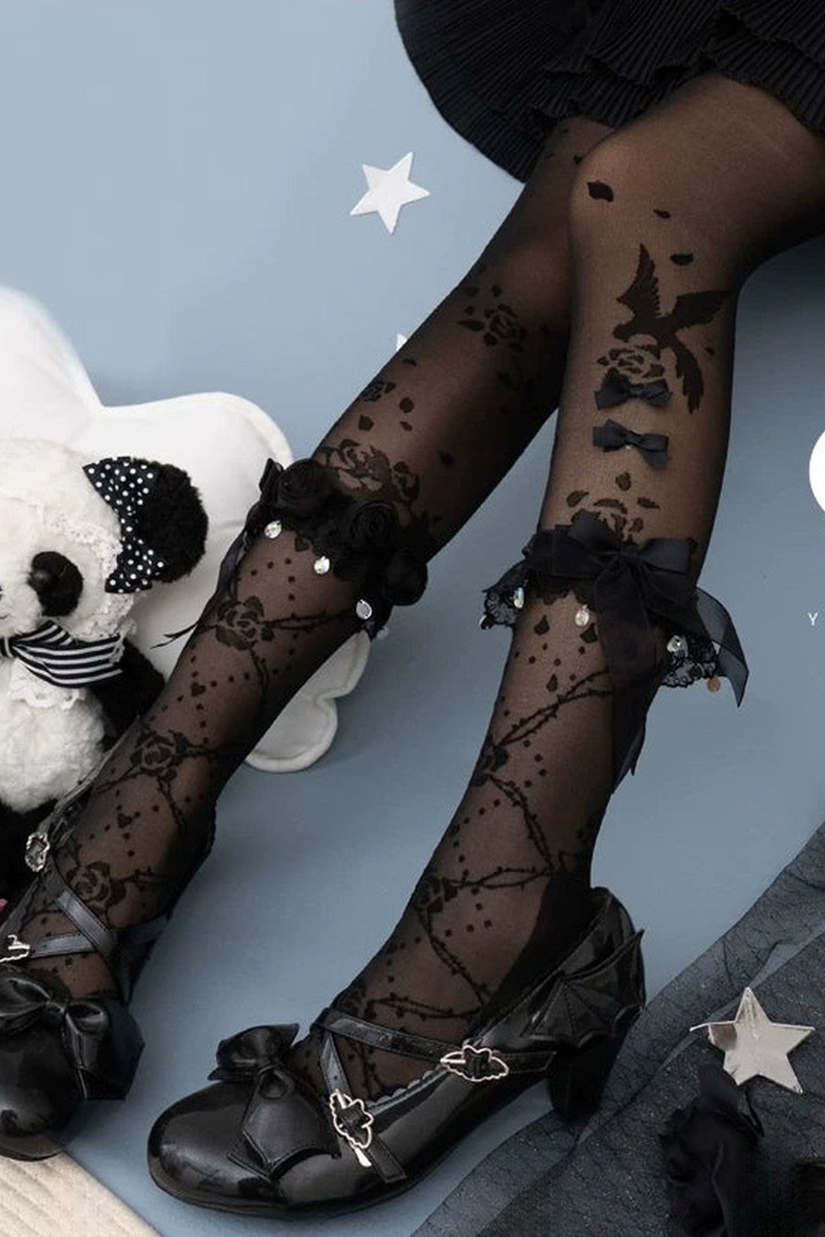 Nightingale and the Rose Bridal Tights