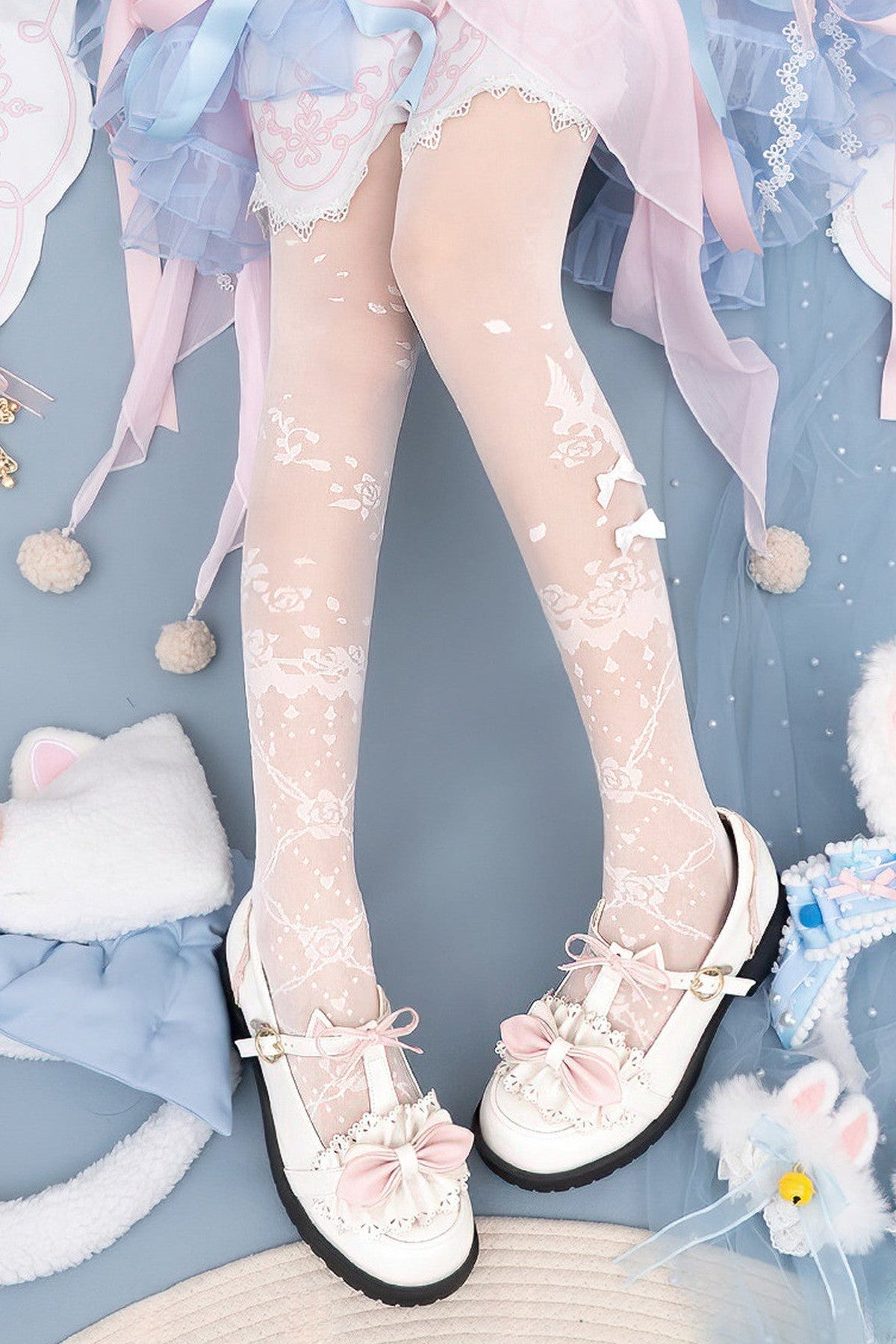 Nightingale and the Rose Bridal Tights