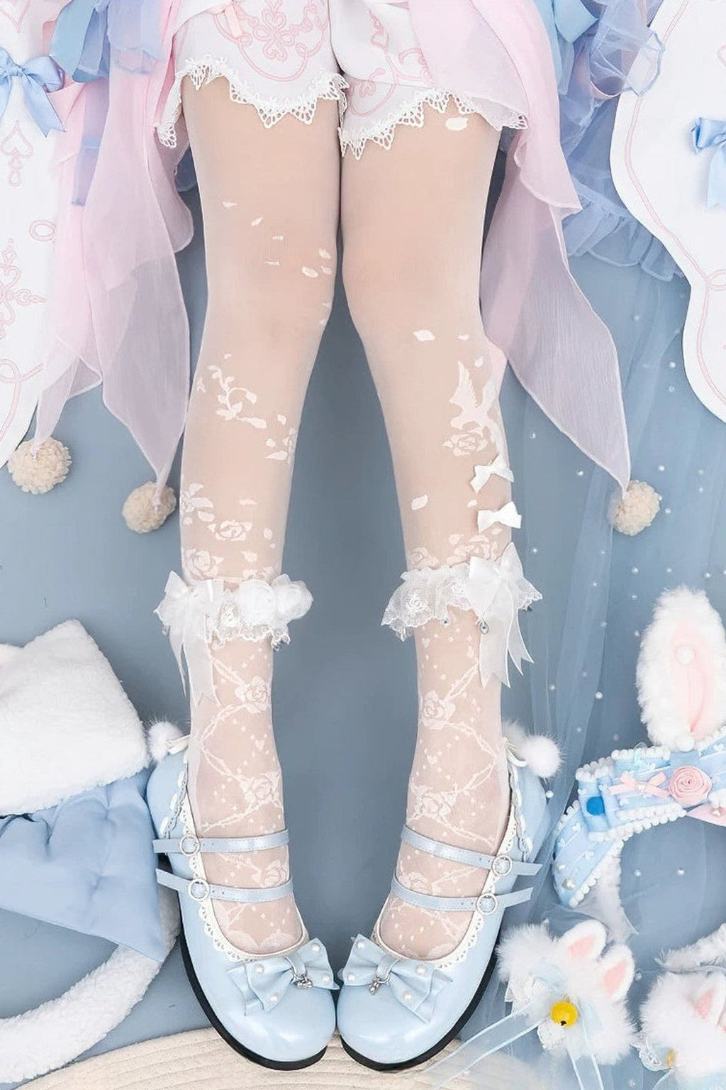 Nightingale and the Rose Bridal Tights